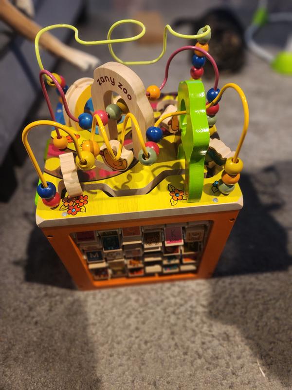 Amazon.com: B. toys - Zany Zoo - Wooden Activity Cube