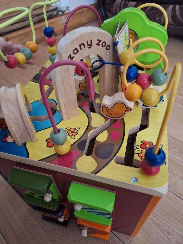 Zany Zoo | Wooden Activity Cube | B. toys
