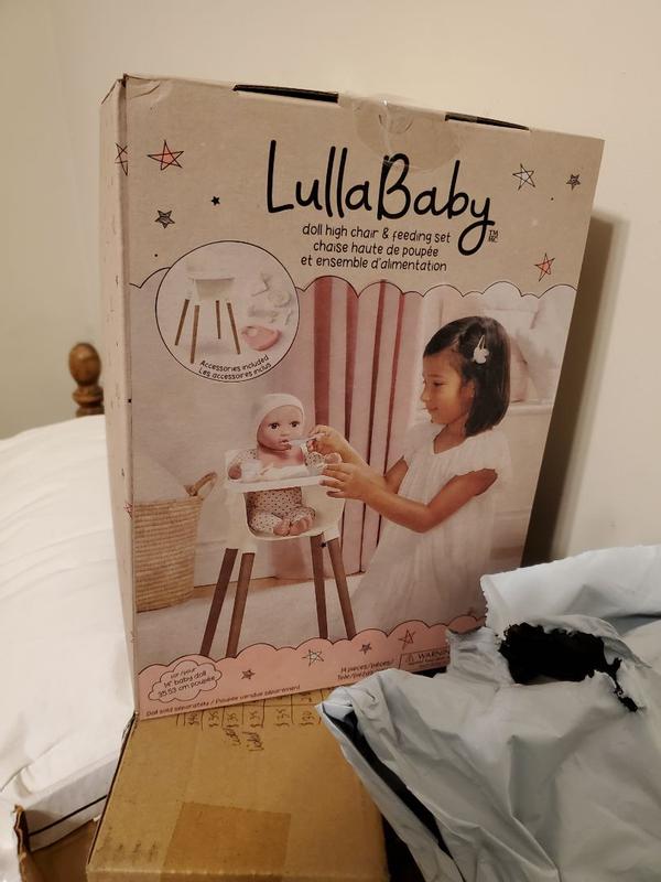 Baby Doll High Chair Set Playsets Accessories LullaBaby