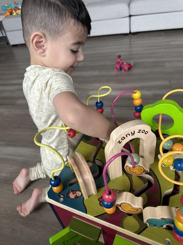 Zany Zoo | Wooden Activity Cube | B. toys