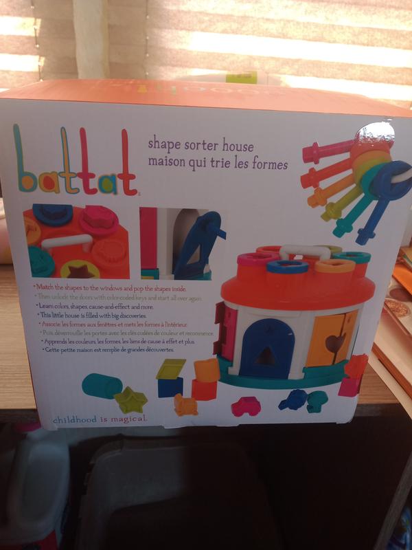 Battat shape sorter clearance house