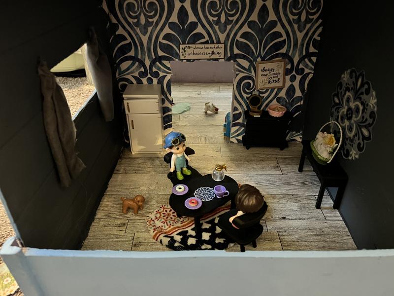 Local Café & Terrace, Coffee Shop for 6-inch Dolls