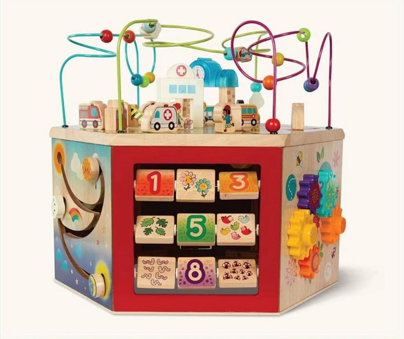 Classic World 5005 Houten Blokken Stad, 120 dlg