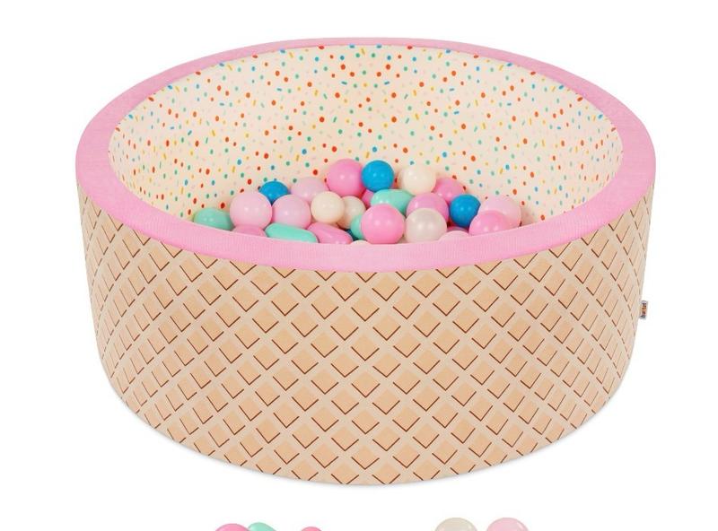 Hop In Ball Pit | Sweet Retreat | Foam Ball Pit & Balls | Battat
