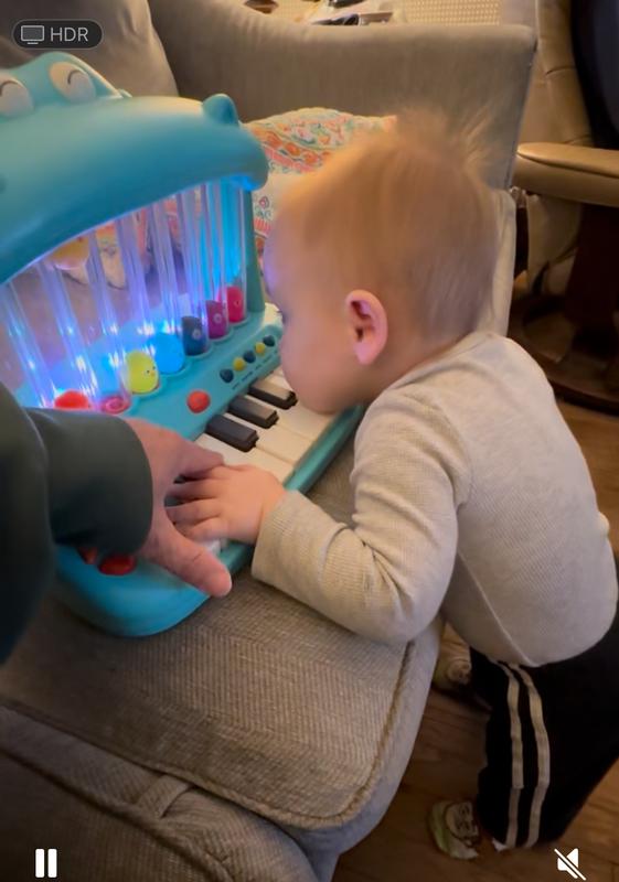 Hippo Pop | Toy Keyboard for Kids | B. toys