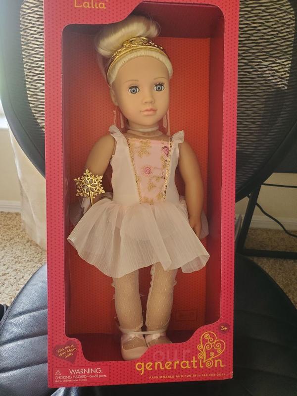 Non-poseable Doll For Kids Our Generation Holiday Hope Doll - 18" Sequin  Outfit | Festive Strawberry Blonde Doll With Sparkling Eyes American Girl  Compatible Doll