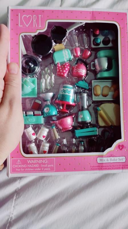 Mix & Bake, 6-inch Doll Kitchen Accessories