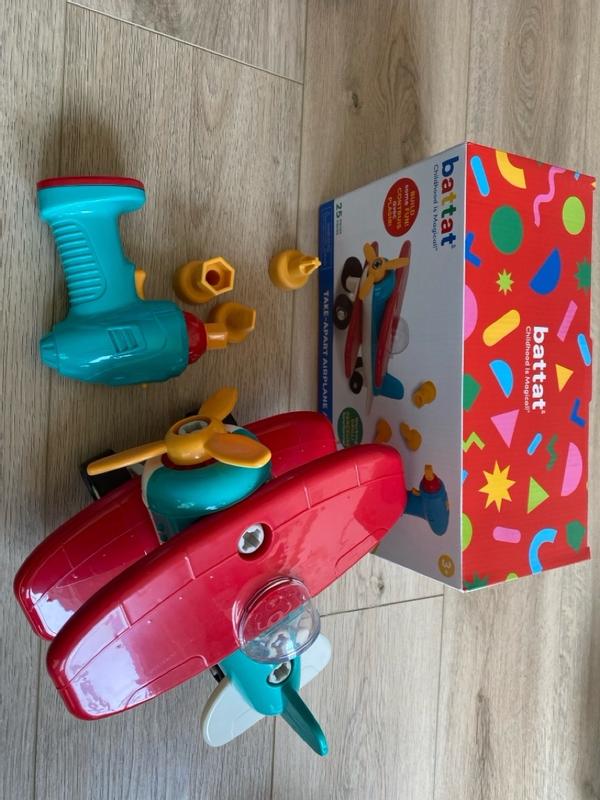 Take Apart Plane Construction Toys for Toddlers Battat