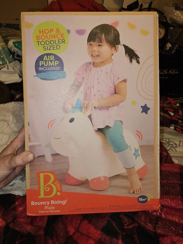 Bouncy Boing - Pixie, Ride-On Unicorn Bouncer