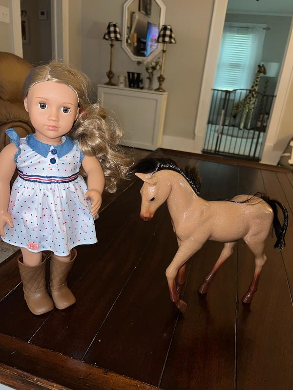 Shelley | 18-inch Equestrian Doll & Foal | Our Generation