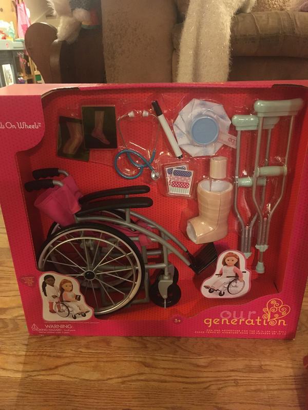 Generation doll wheelchair on sale