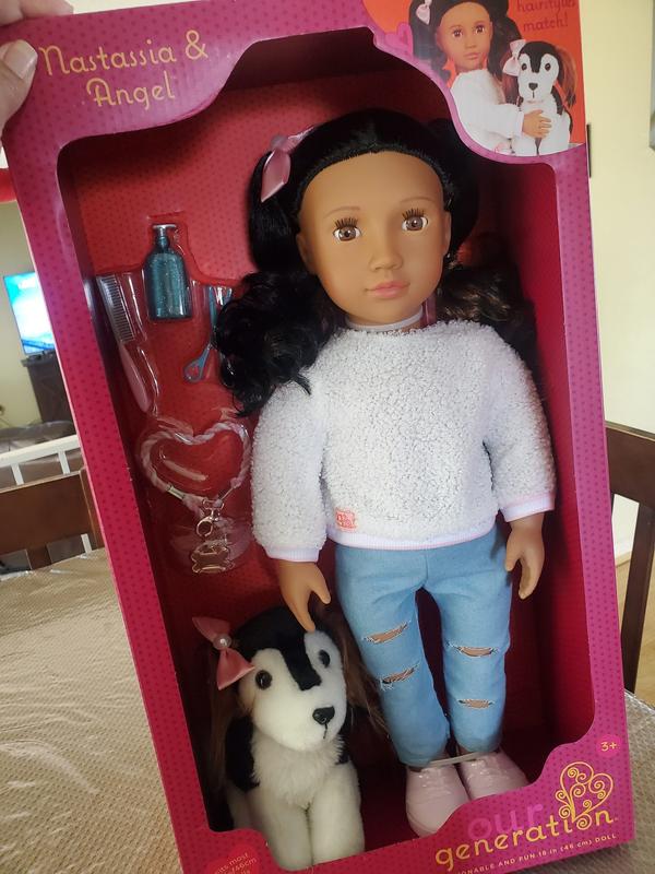 Nastassia & Angel, 18 Doll & Pet Set