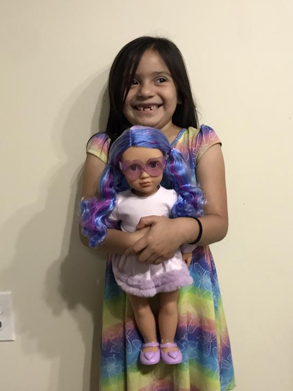 our generation doll blue hair