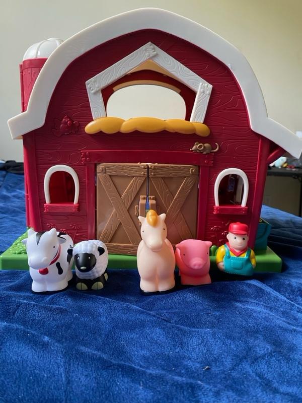 Big Red Barn Farm Animal Set for Toddlers Battat