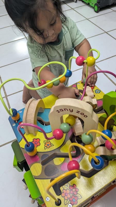 B. toys アクティビティーキューブ Zany Zoo | Wooden Activity Cube | B. toys