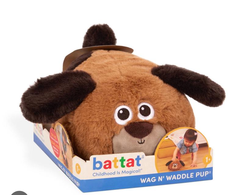 Wag n' Waddle Pup | Walking Plush Dog | Battat