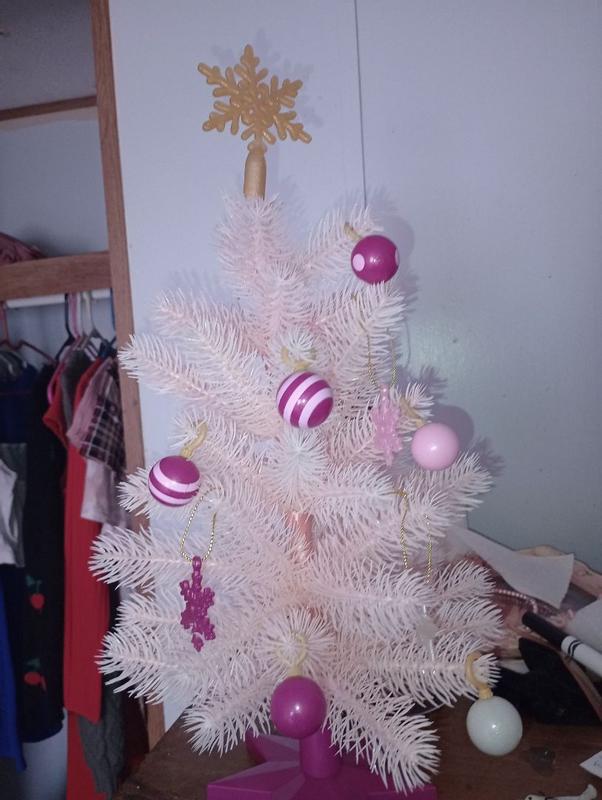Pink Feather Christmas Tree