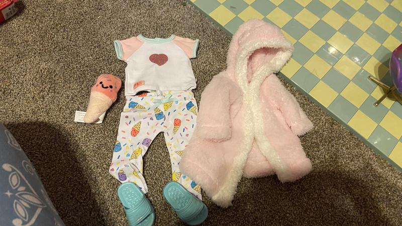 Sophia's Doll Clothes Flannel Pajamas & Slippers Set, 1 - Smith's Food and  Drug