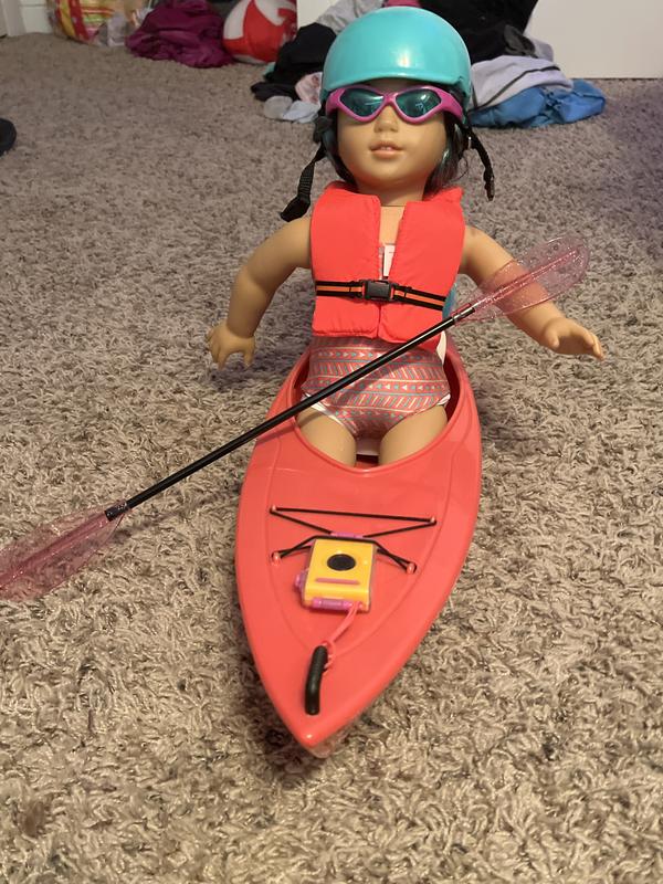 American girl doll kayak set online