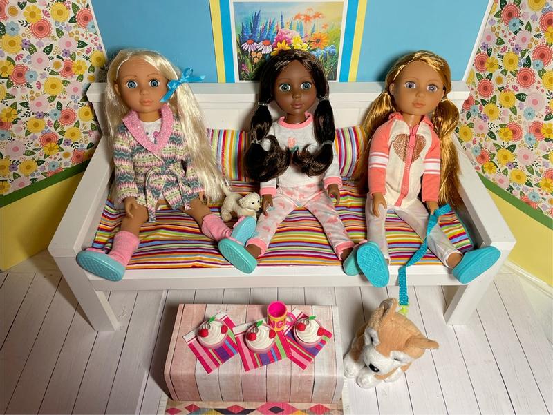 限定色Glitter Doll Knit Pink Glitter articulated Mia doll - Edition 2024 - Nines d'Onil