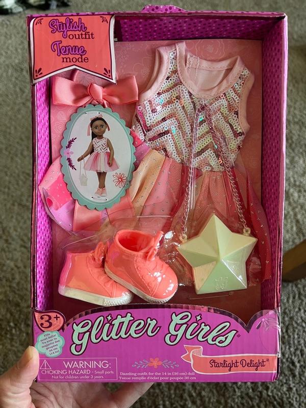  Glitter Girls – 14-inch Doll Clothes – 4pcs Starry