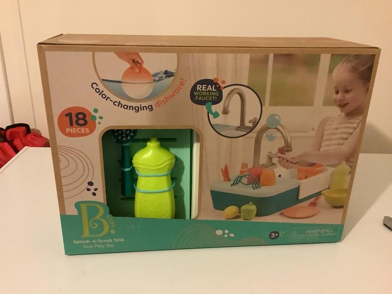 B. Toys Kitchen Sink Play Set - Splash-n-scrub Sink : Target