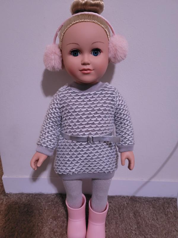 Winter Style, 18-inch Doll Earmuffs Outfit