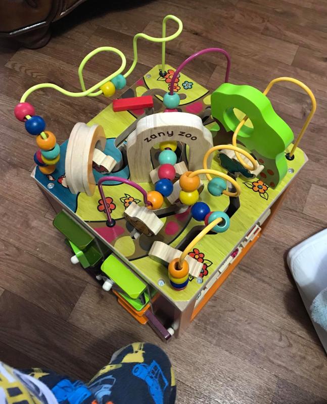 zany zoo activity cube argos