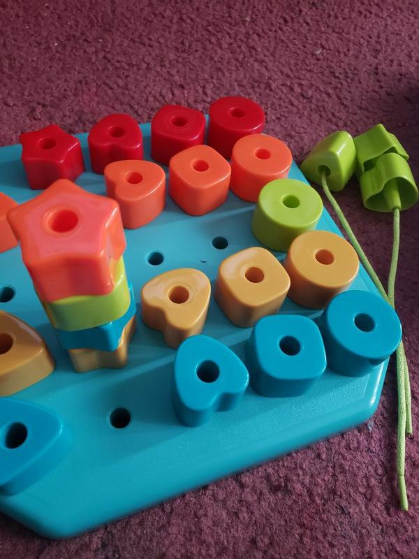 Count Match Pegboard Stacking Pegboard Toy Battat