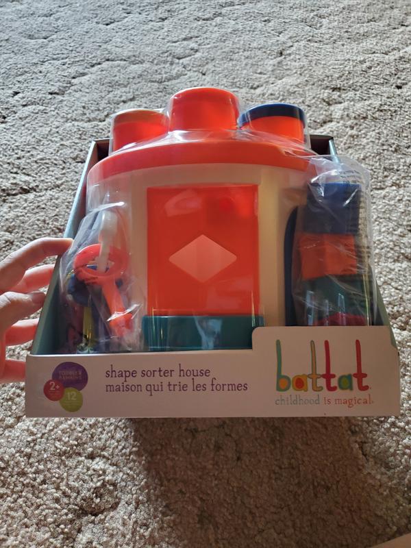 Battat shape sorter best sale house