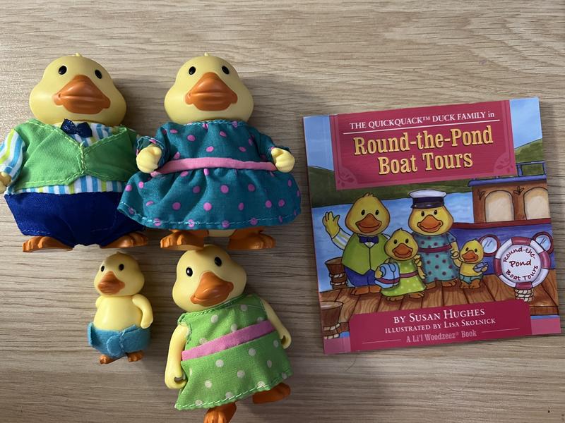 Quickquack Duck Family | Small Animal Figurines | Li'l Woodzeez