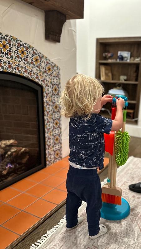 専用　KUMA Kids 橙　norapon blanc 2024 2本セット Sweep n' Clean | Wooden Cleaning Set for Kids | Battat