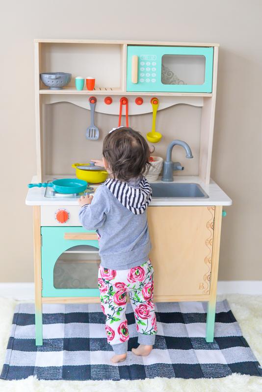 BRITENWAY Kids Kitchen Toy Set, Educational Kitchen Play