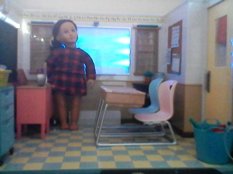 American girl best sale school room