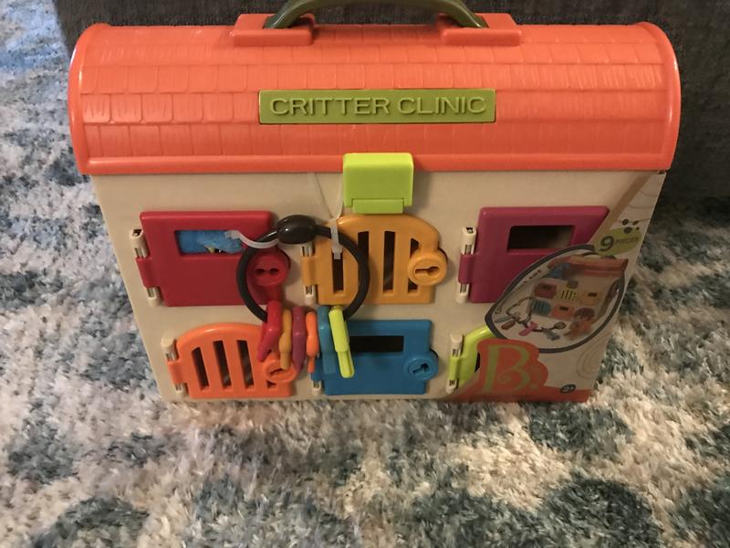 B. Toys Toy Vet Kit For Kids Critter Clinic : Target