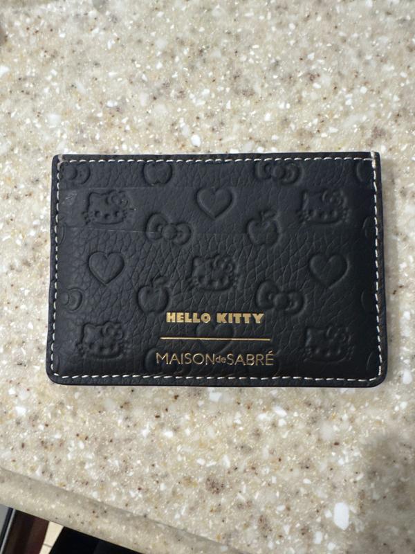 MAISON de SABRÉ Hello Kitty Leather Card Holder | Bloomingdale's