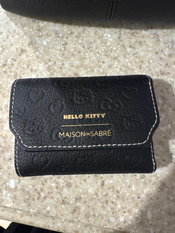 MAISON de SABRÉ Hello Kitty Leather Trifold Wallet
