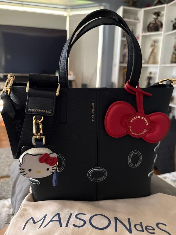 MAISON de SABRÉ Hello Kitty Leather Soft Tote | Bloomingdale's