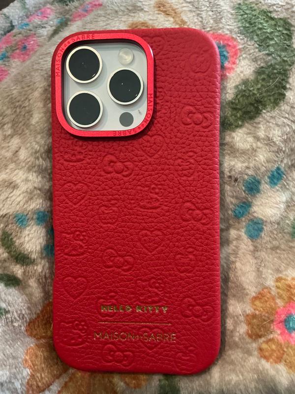 MAISON de SABRÉ Hello Kitty Leather Phone Case (iPhone 16