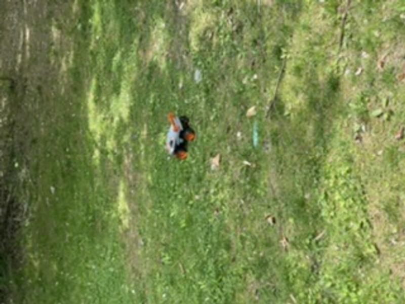 on flat grass it stops working