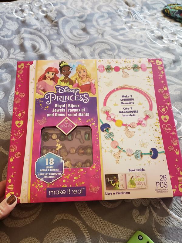 Make It Real Disney Princess Royal Rounds Heishi Beads Charm Set - Disney  Princess Craft Kit with Disney Charms & Beads for Jewelry Making - DIY  Disney Jewelry for Girls 8-10-12-14 