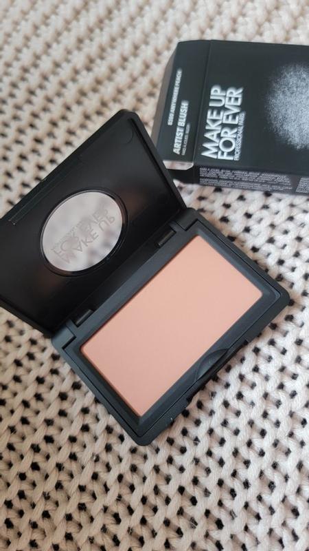 Make Up for Ever Artist Longwear Skin-Fusing Powder Anywhere Peach Blush | Sephora