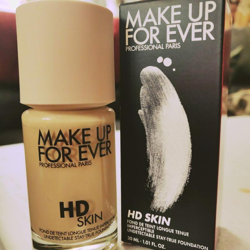 NEW* MAKEUP FOREVER HD SKIN UNDETECTABLE FOUNDATION FIRST IMPRESSIONS + TRY  ON 