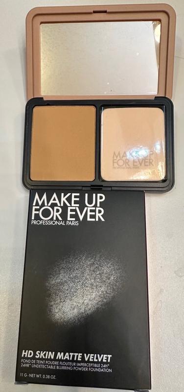 Make Up for Ever HD Skin Matte Velvet Undetectable Longwear Blurring Powder Foundation - 4N74 Espresso - 0.3 oz