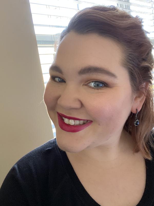 Right after makeup was set.