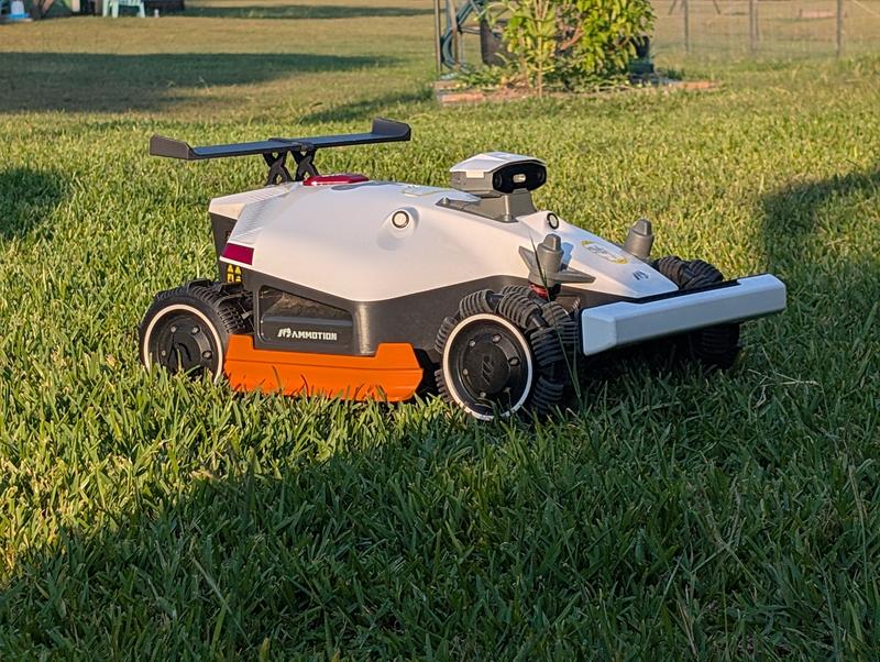 Meet Lupe. He's not built for speed but he feels it in his circuits.