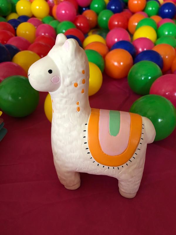 llama teething toy