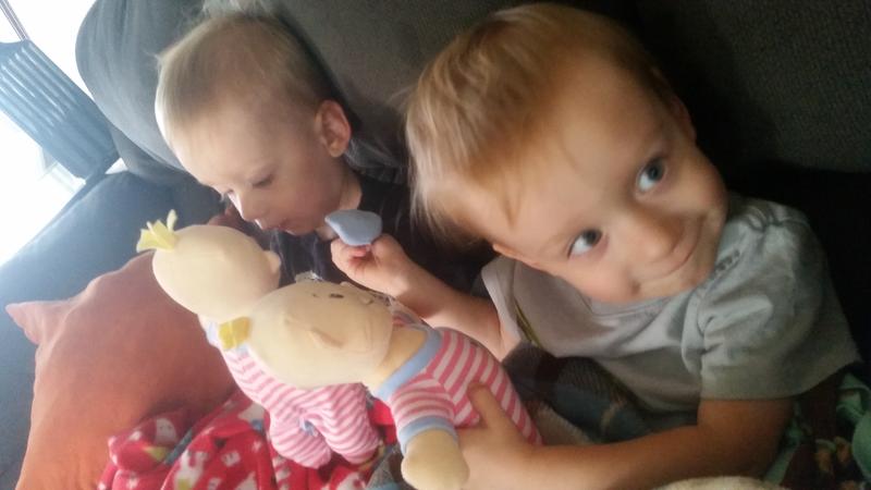 Babies taking care of babies