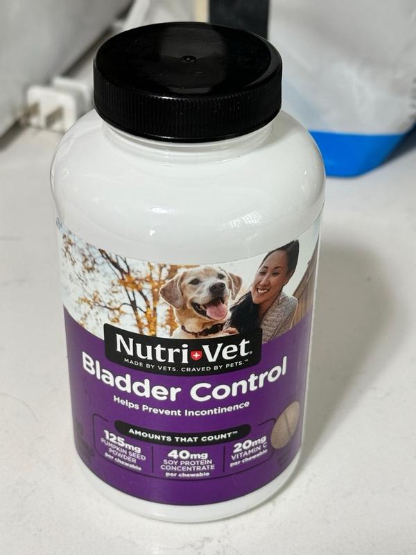 Bladder Control Chewable Tablets Dog Digestive Health Nutri Vet