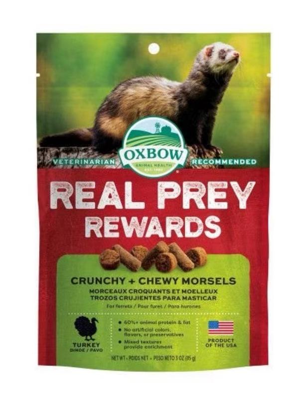 Real Prey Rewards Turkey Ferret Treats Oxbow Animal Health